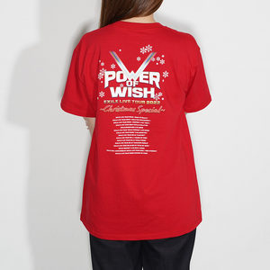 POWER OF WISH ツアーTシャツ/RED